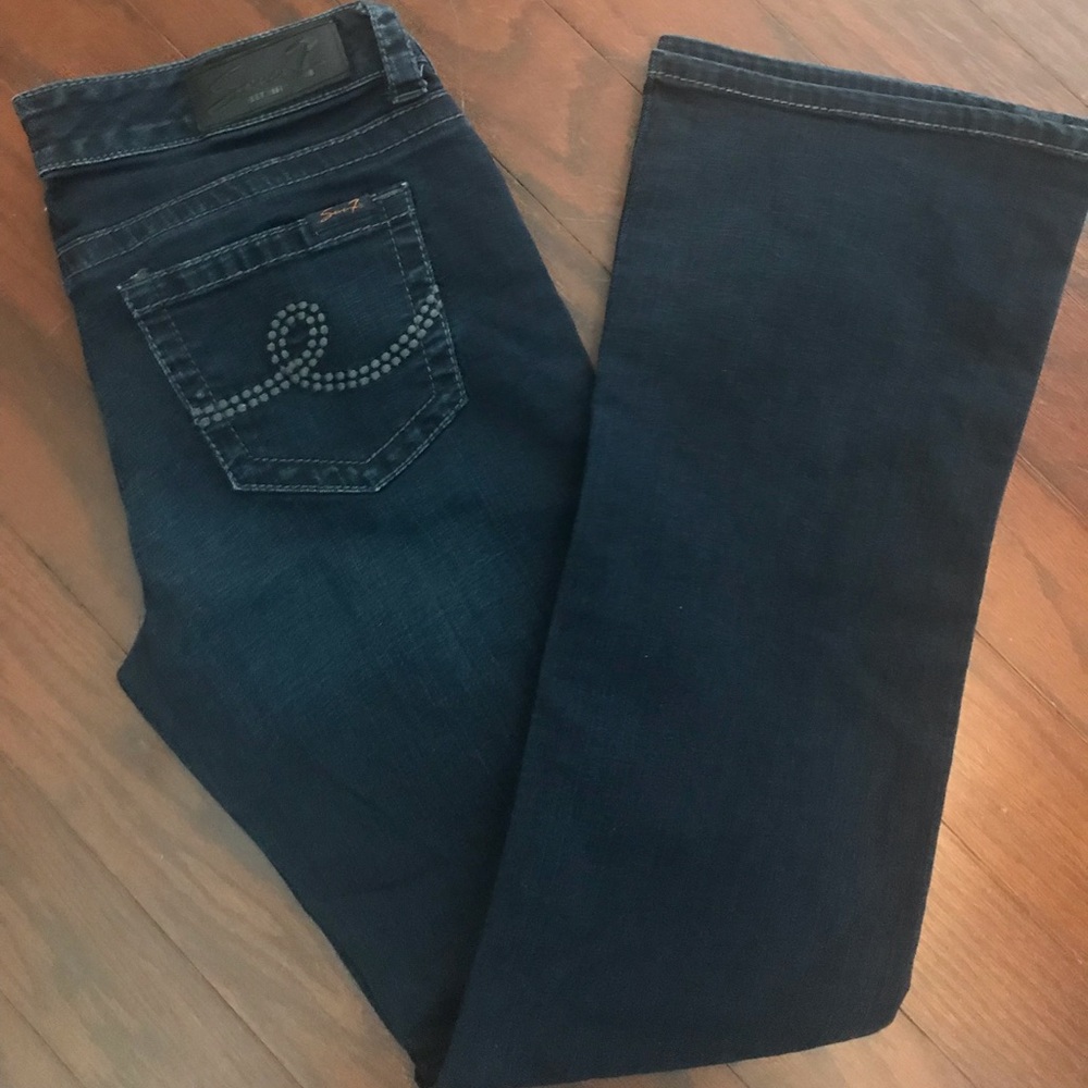 Seven7 dark denim jeans
